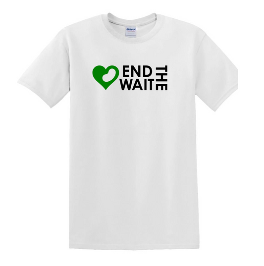 END the WAIT White T-Shirt